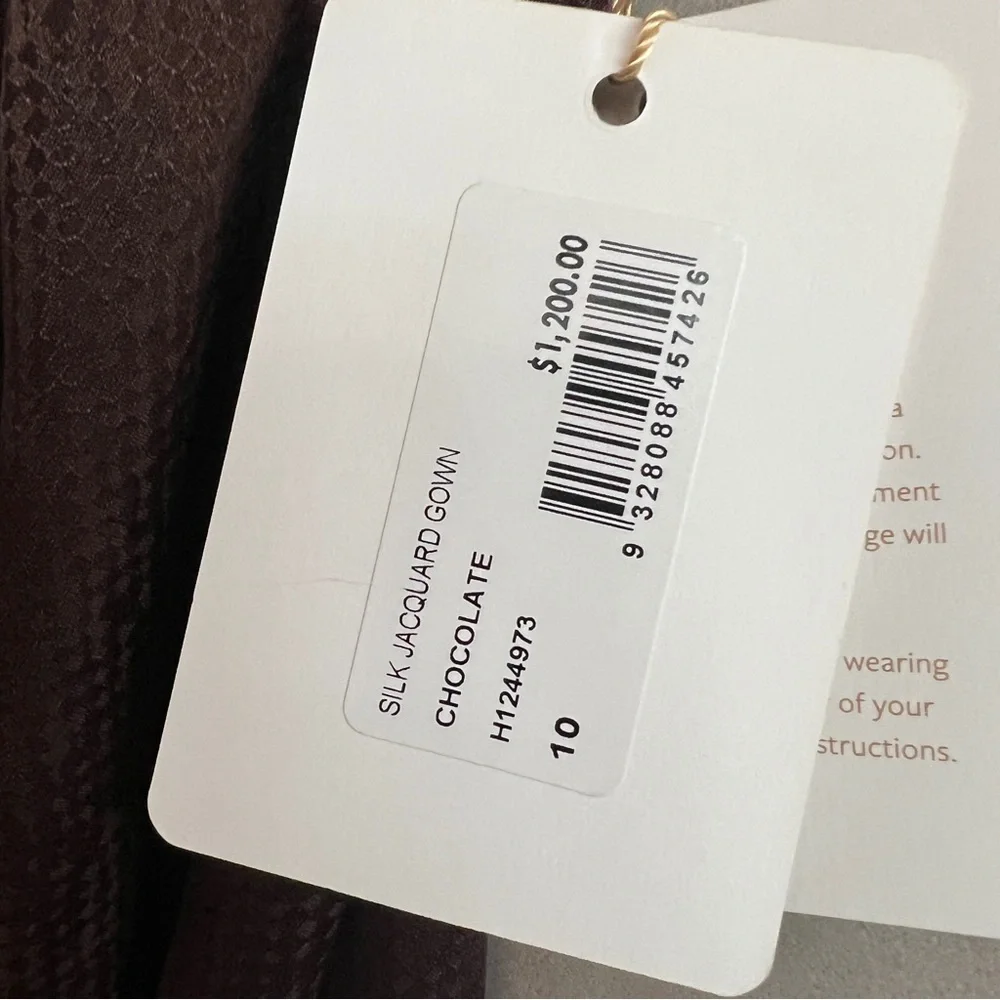Scanlan Theodore Silk Dress in Chocolate Brown - Picture 6 of 9